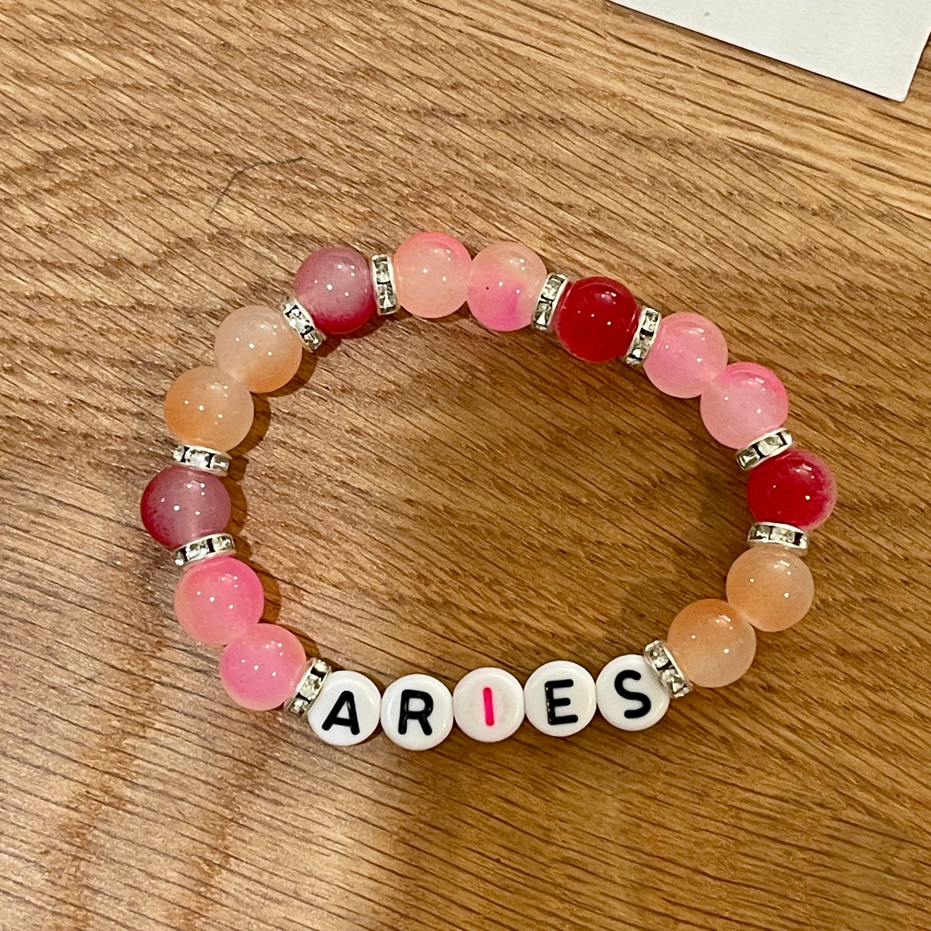 Glass Bead Bracelet - Zodiac
