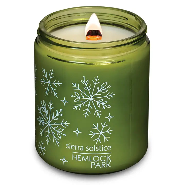 Sierra Solstice (8 oz Green Glass Candle)