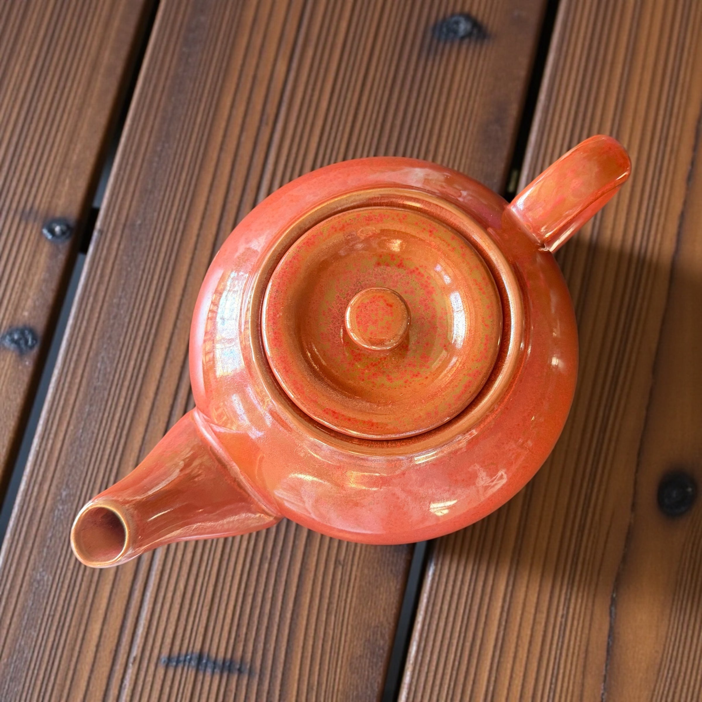 Vintage Teapot - Red Glaze (BIA Cordon Bleu, China)