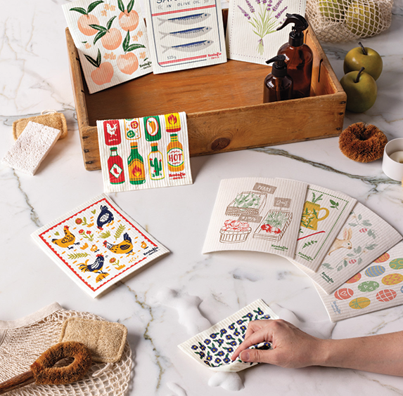 Swedish Sponge Cloth - Hot Sauce