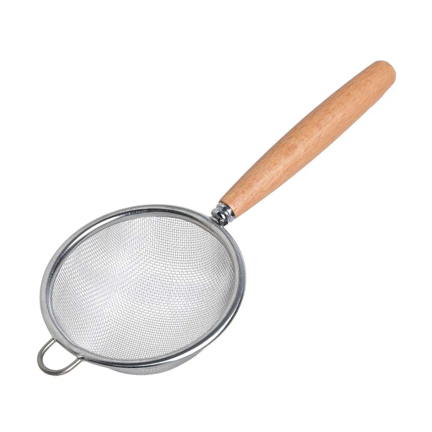 Matcha Tea Strainer/Sifter (Stainless Steel with Wooden Handle)