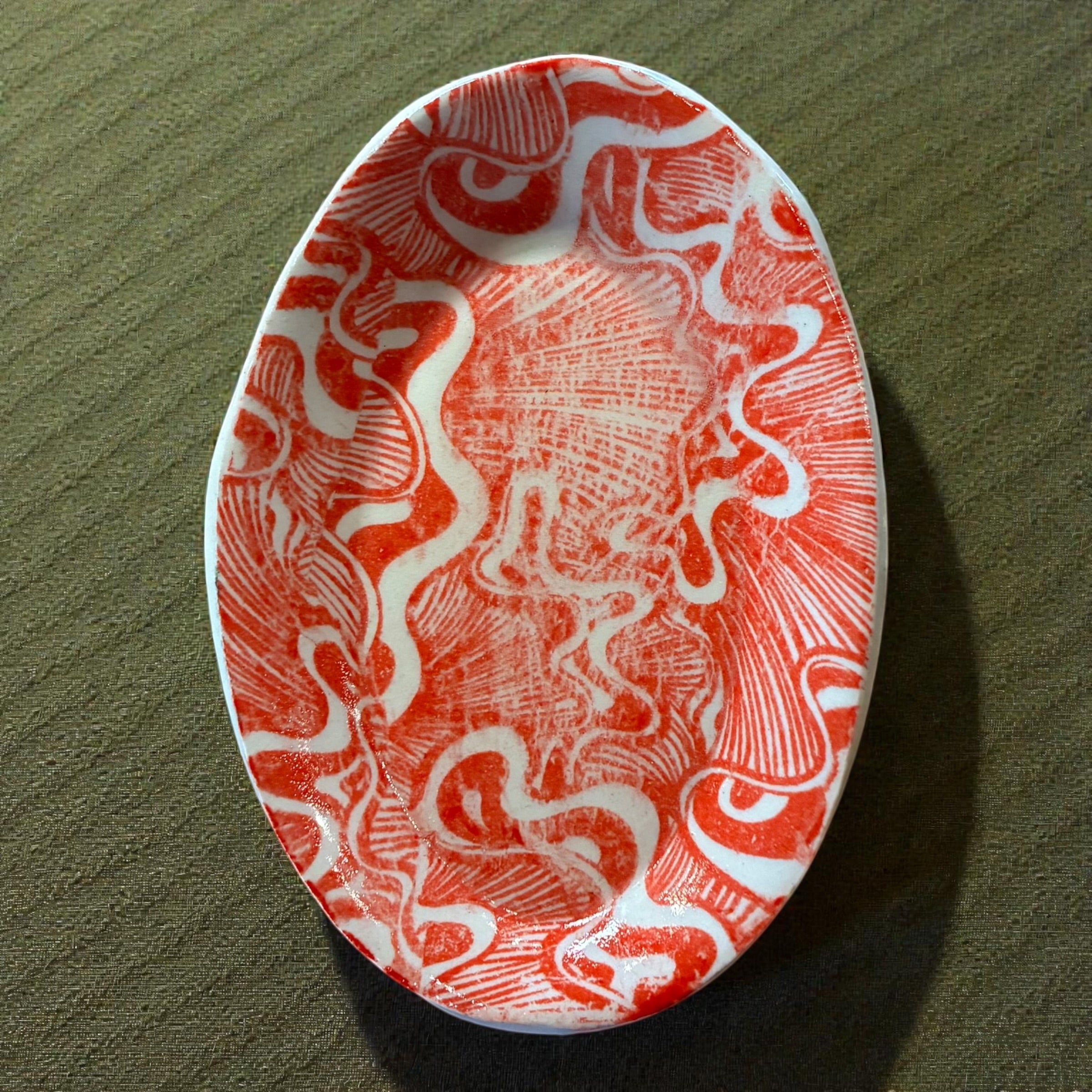 Boot Sole Pottery - Trinket / Teabag Tray