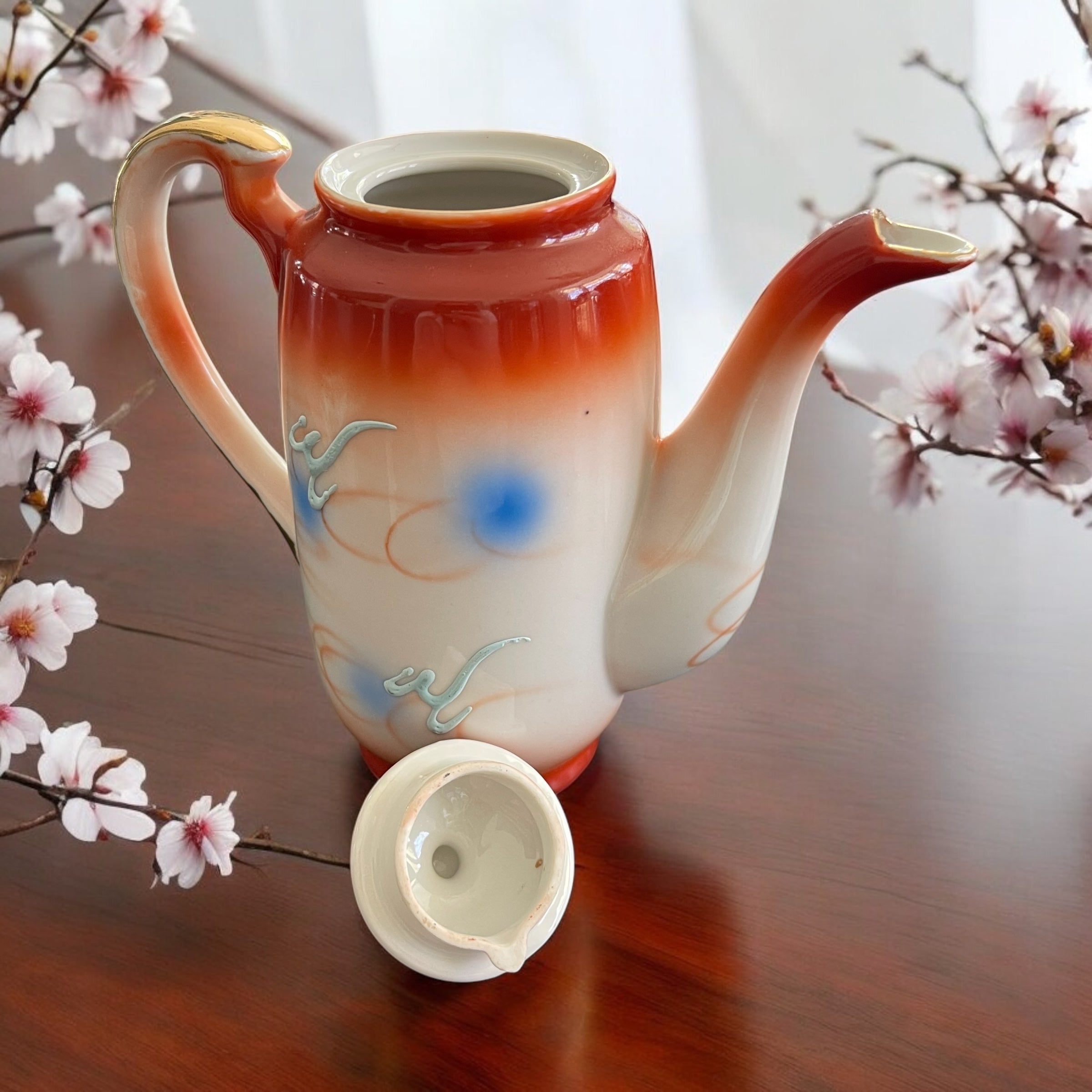 Vintage Teapot - Geisha Dragon (Japan)