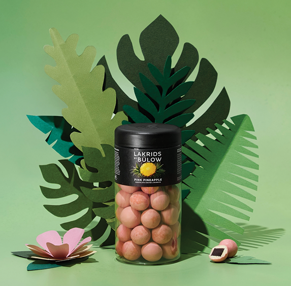 Danish Chocolate Covered Licorice - Pink Pineapple