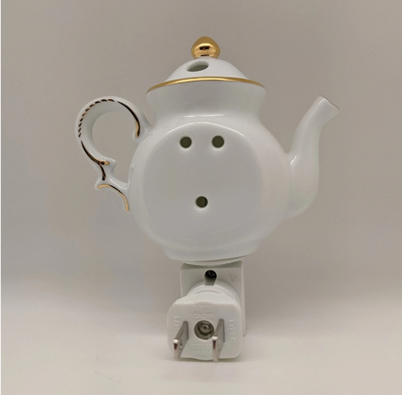 Christmas Holly Teapot Nightlight