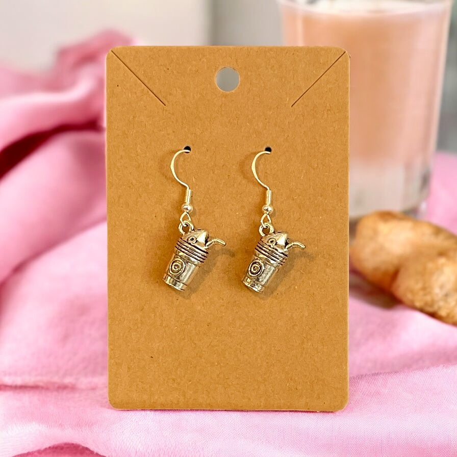 Steamed Stardust Earrings - Drinks