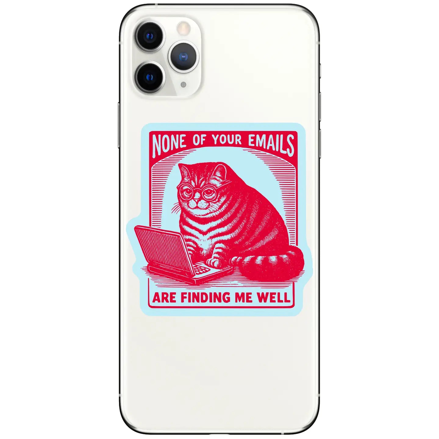 Vinyl Sticker - Work Kitty Cat