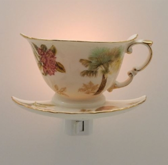 Palm Tree Teacup Nightlight