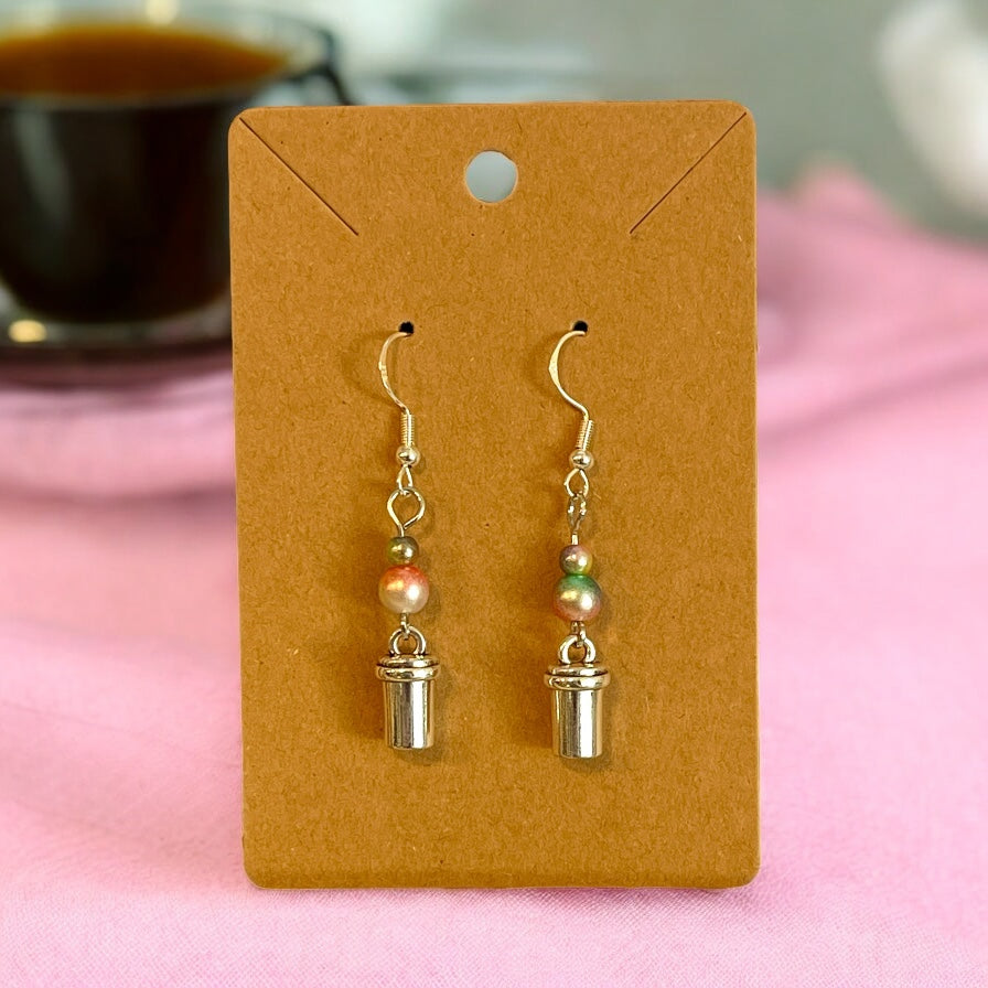 Steamed Stardust Earrings - Drinks