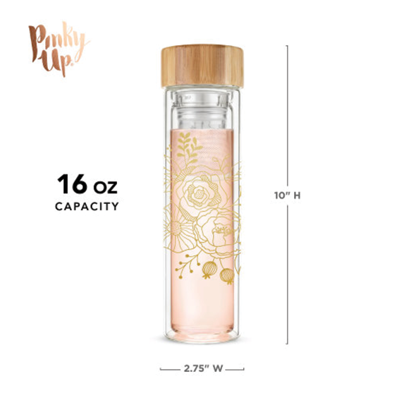 Glass Infuser Bottle - Bouquet