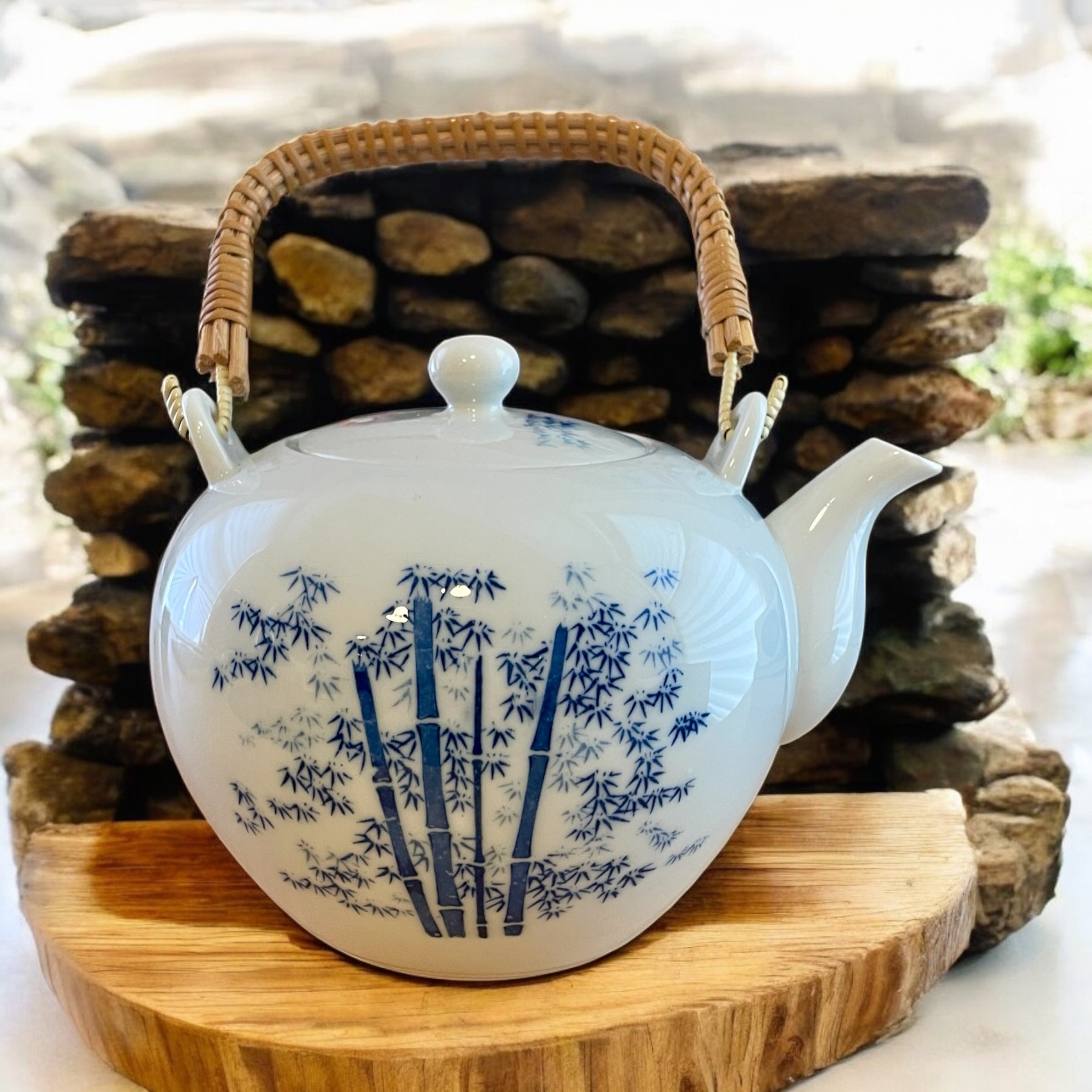 Vintage Teapot - Blue & White (Unknown, China)