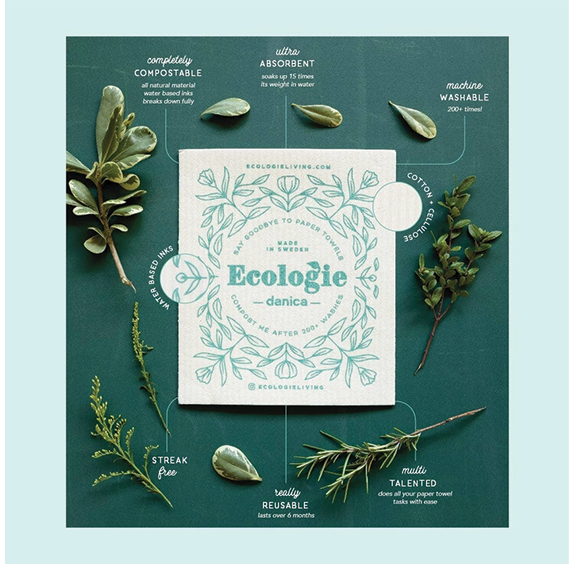 Swedish Sponge Cloth - Orioles