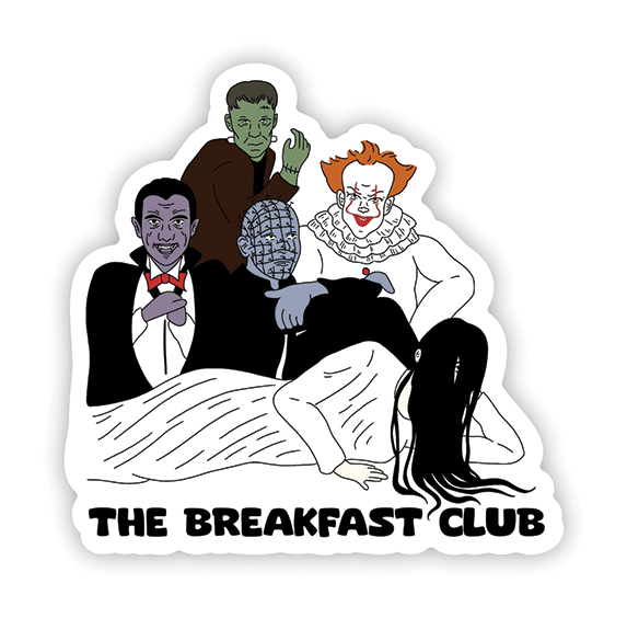 Vinyl Sticker - Spooky Breakfast Club