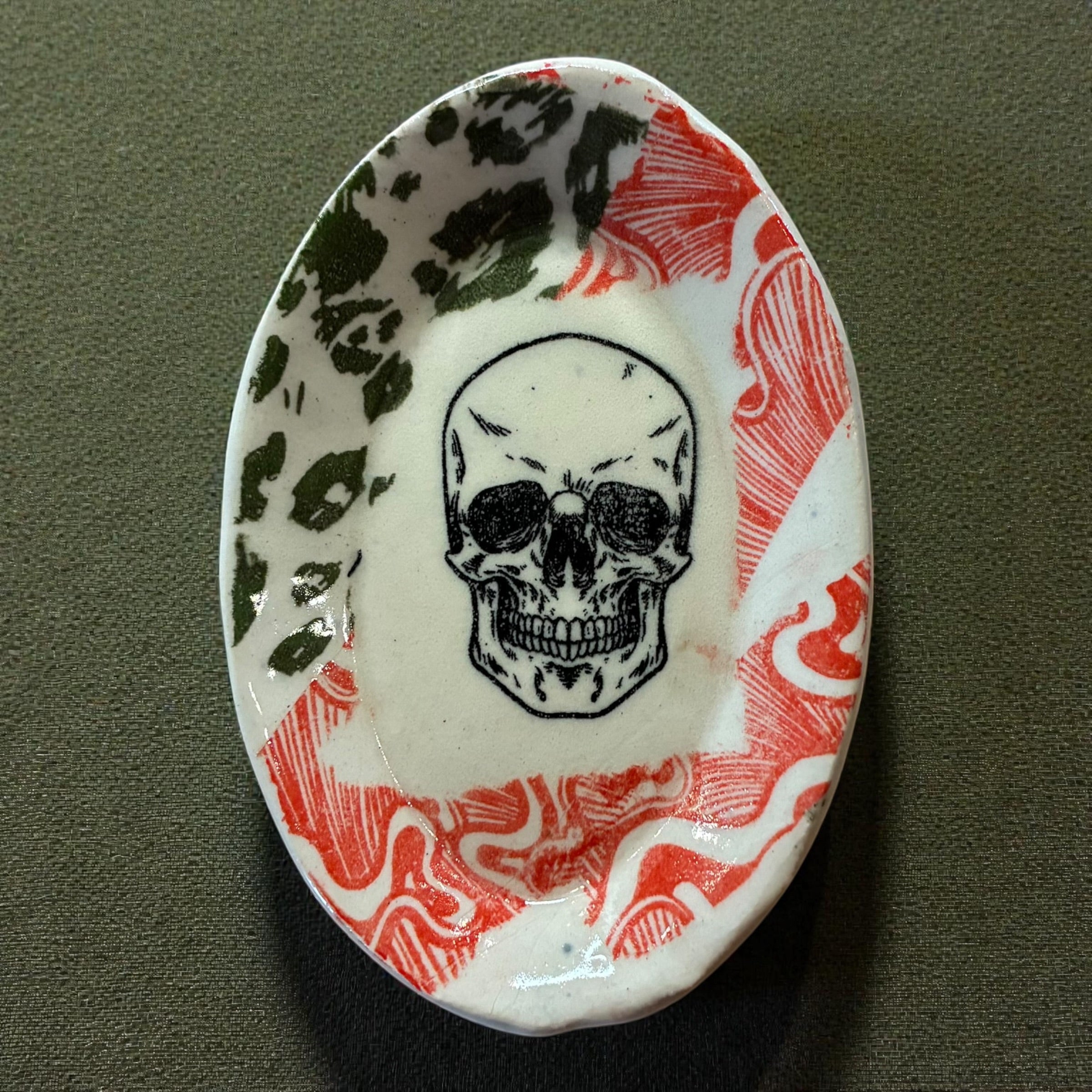 Boot Sole Pottery - Trinket / Teabag Tray