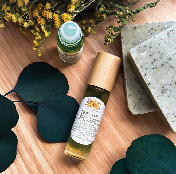 Gemstone Aromatherapy Essential Oil Rollerball - Breathe