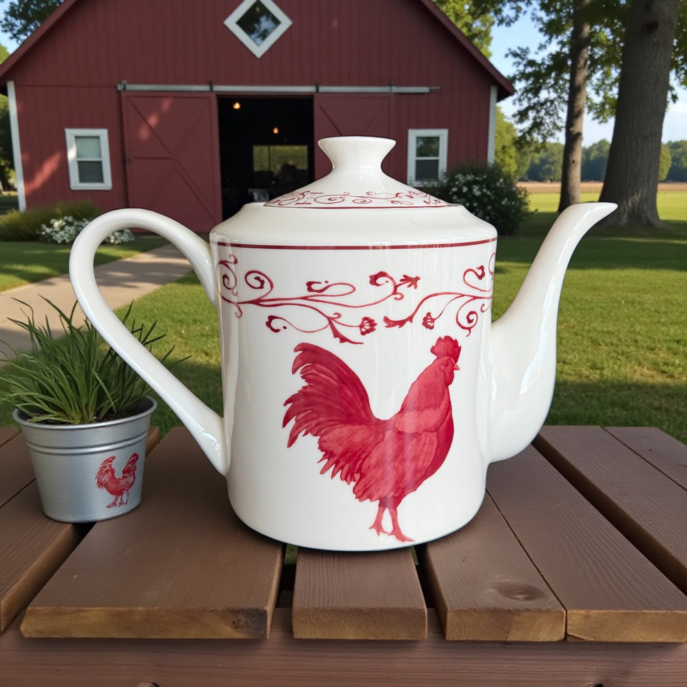 Vintage Teapot - Montauk Rooster (Canterbury Potteries 2010, China)