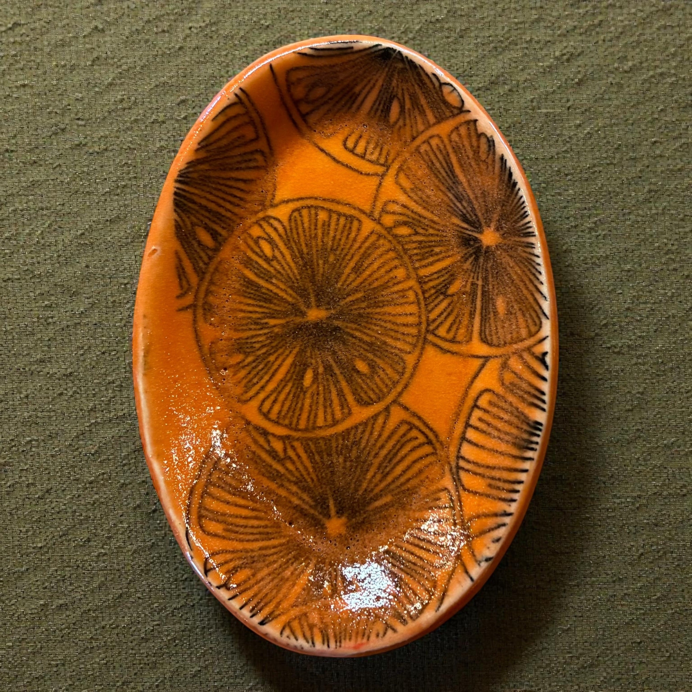 Boot Sole Pottery - Trinket / Teabag Tray