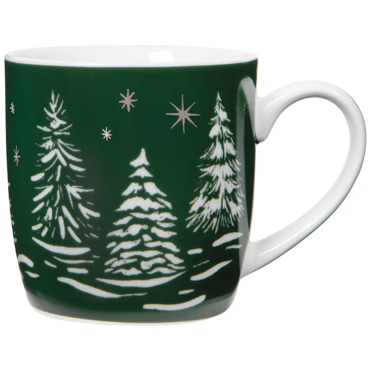Winter Frost Christmas Porcelain Mug