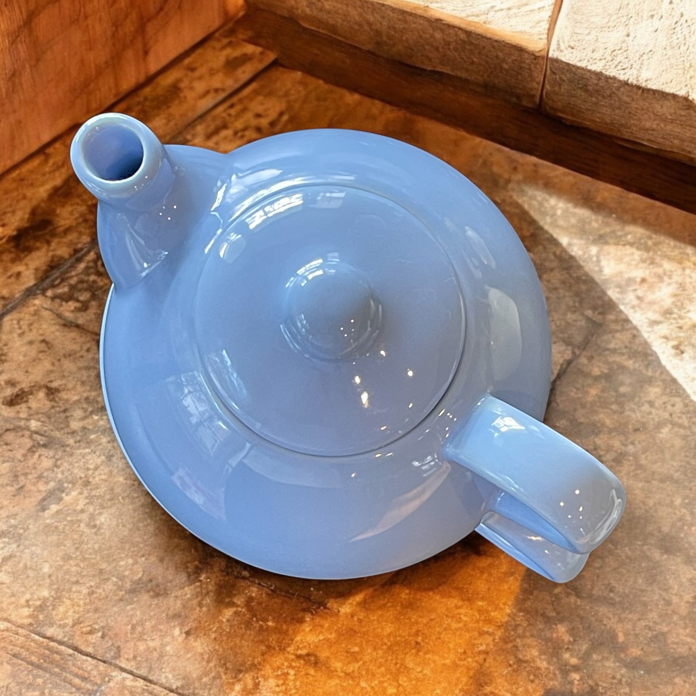 Vintage Teapot - Sky Blue Tea for One (Pier One, China)