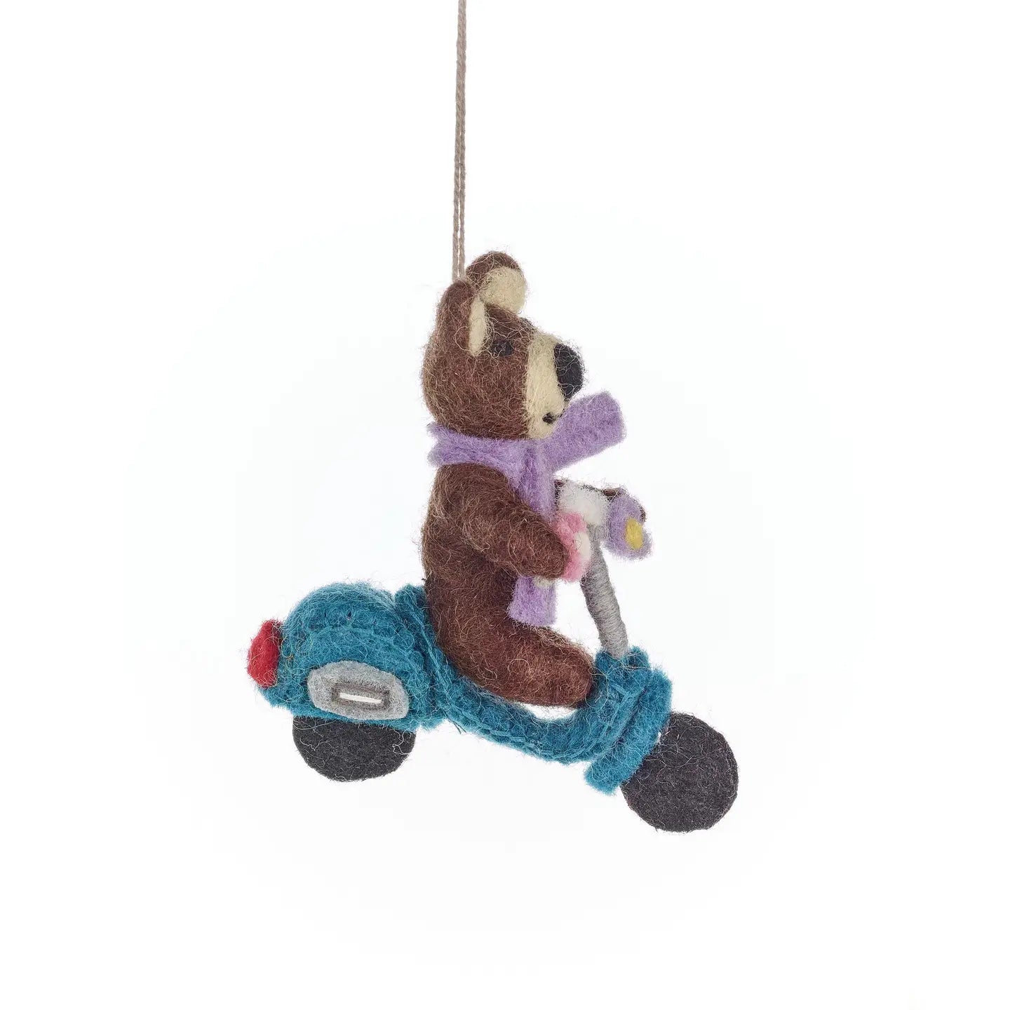 Handmade Felt Ornament - Buttercup the Bear