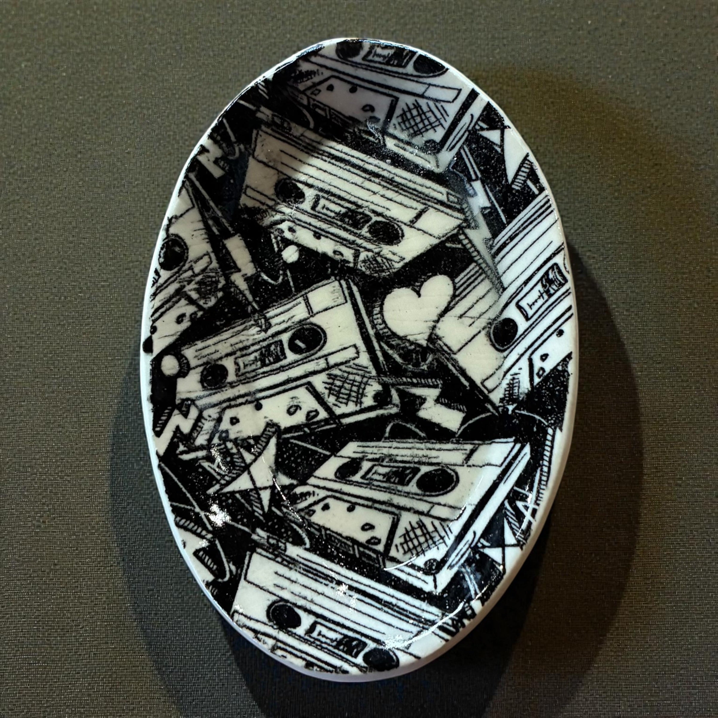 Boot Sole Pottery - Trinket / Teabag Tray