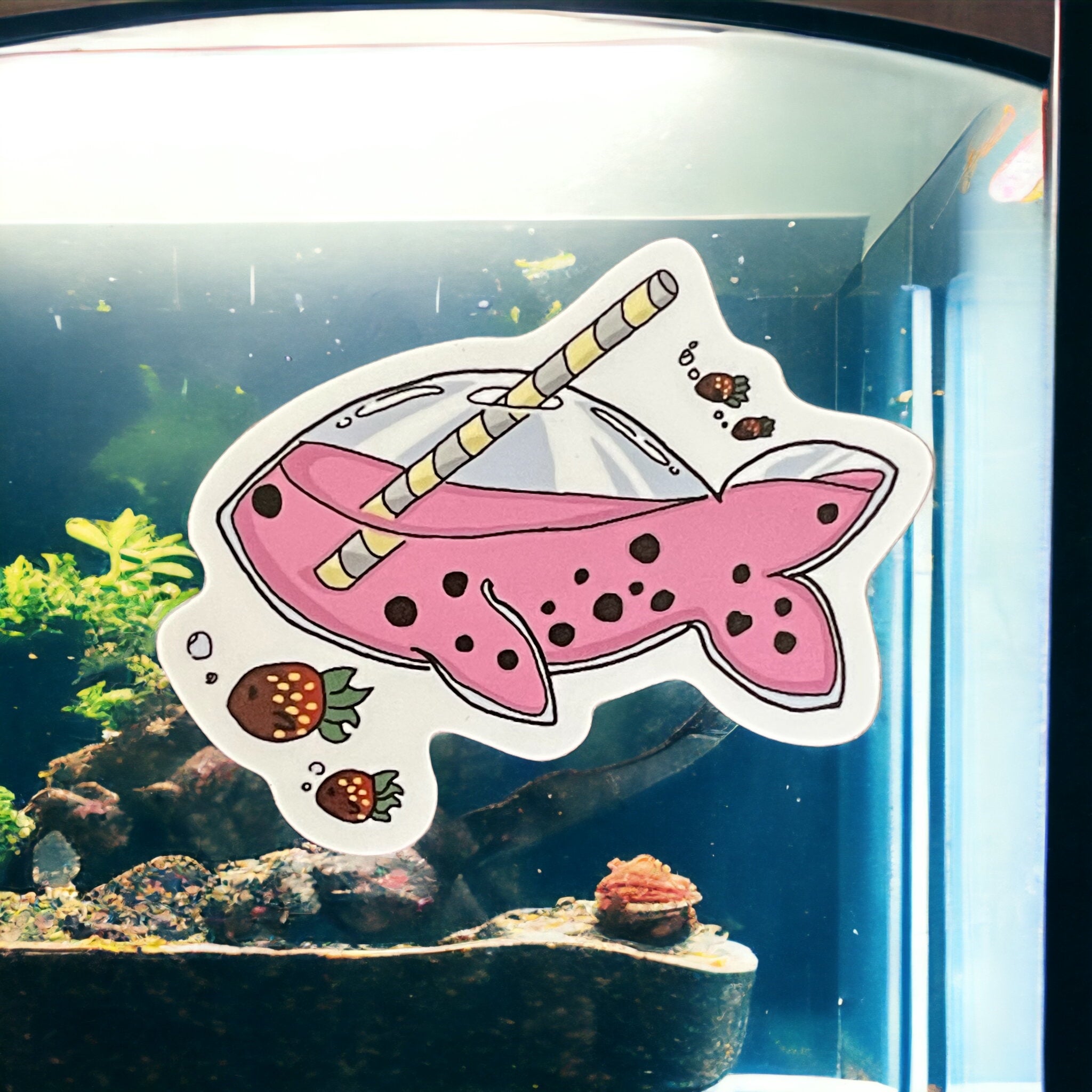 Vinyl Sticker - Boba Fish