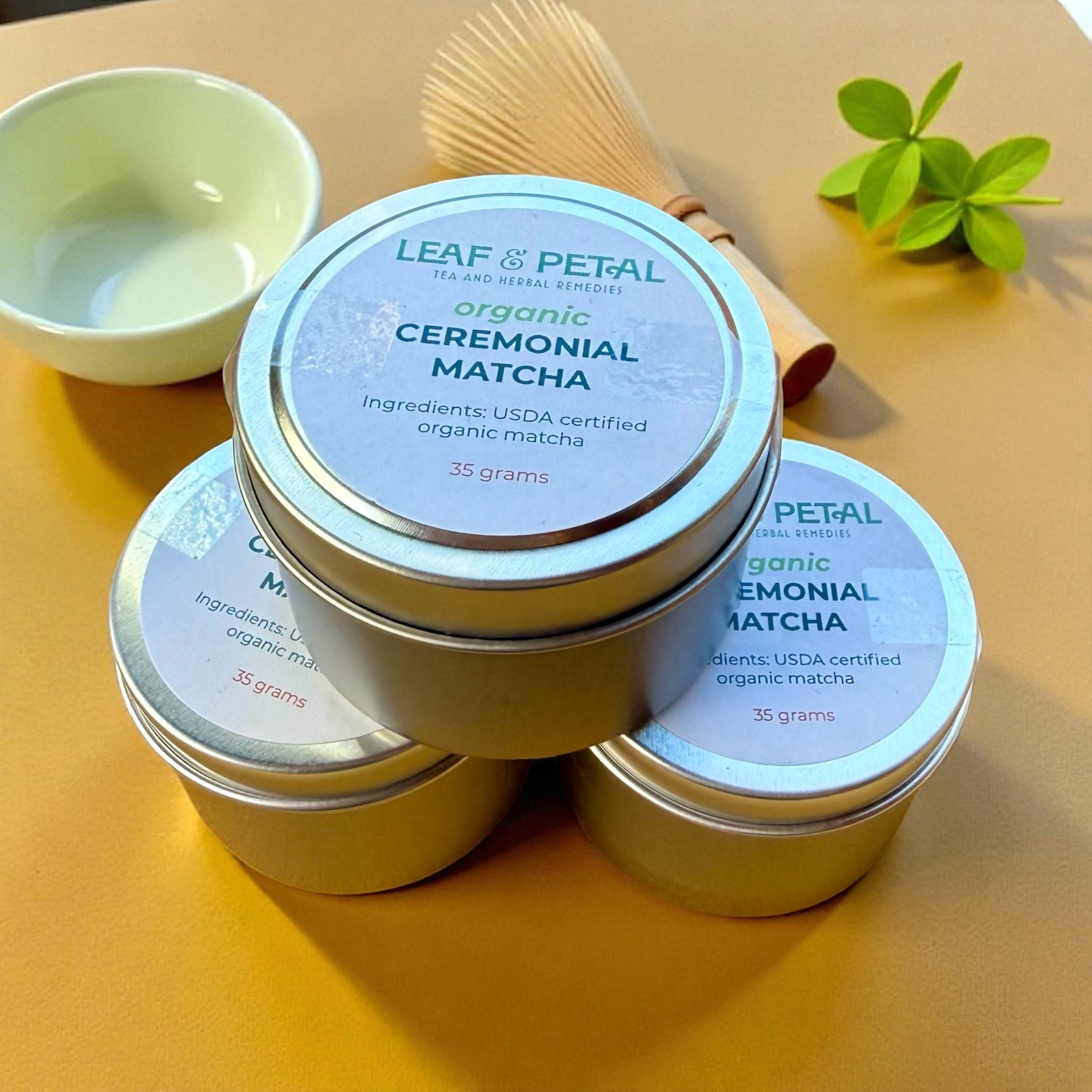 Ceremonial Organic Matcha Tea Tin