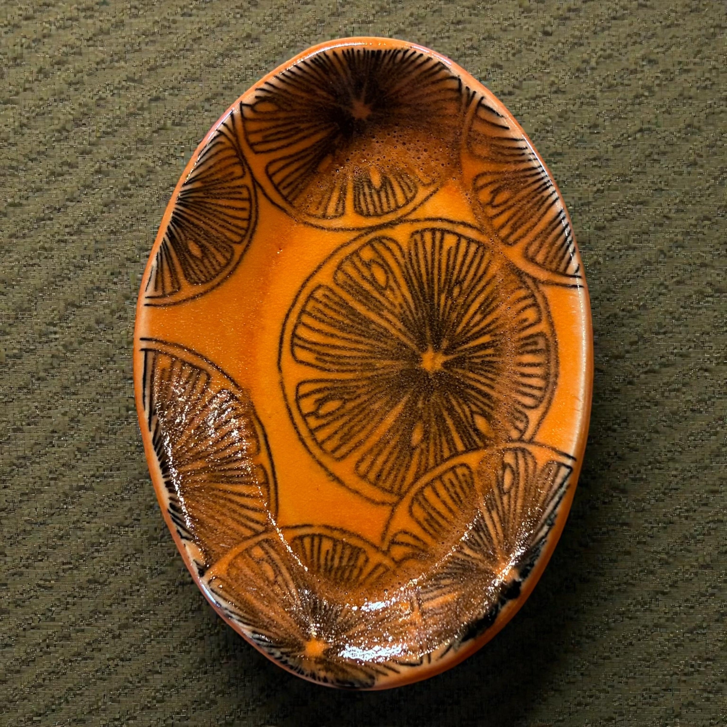 Boot Sole Pottery - Trinket / Teabag Tray