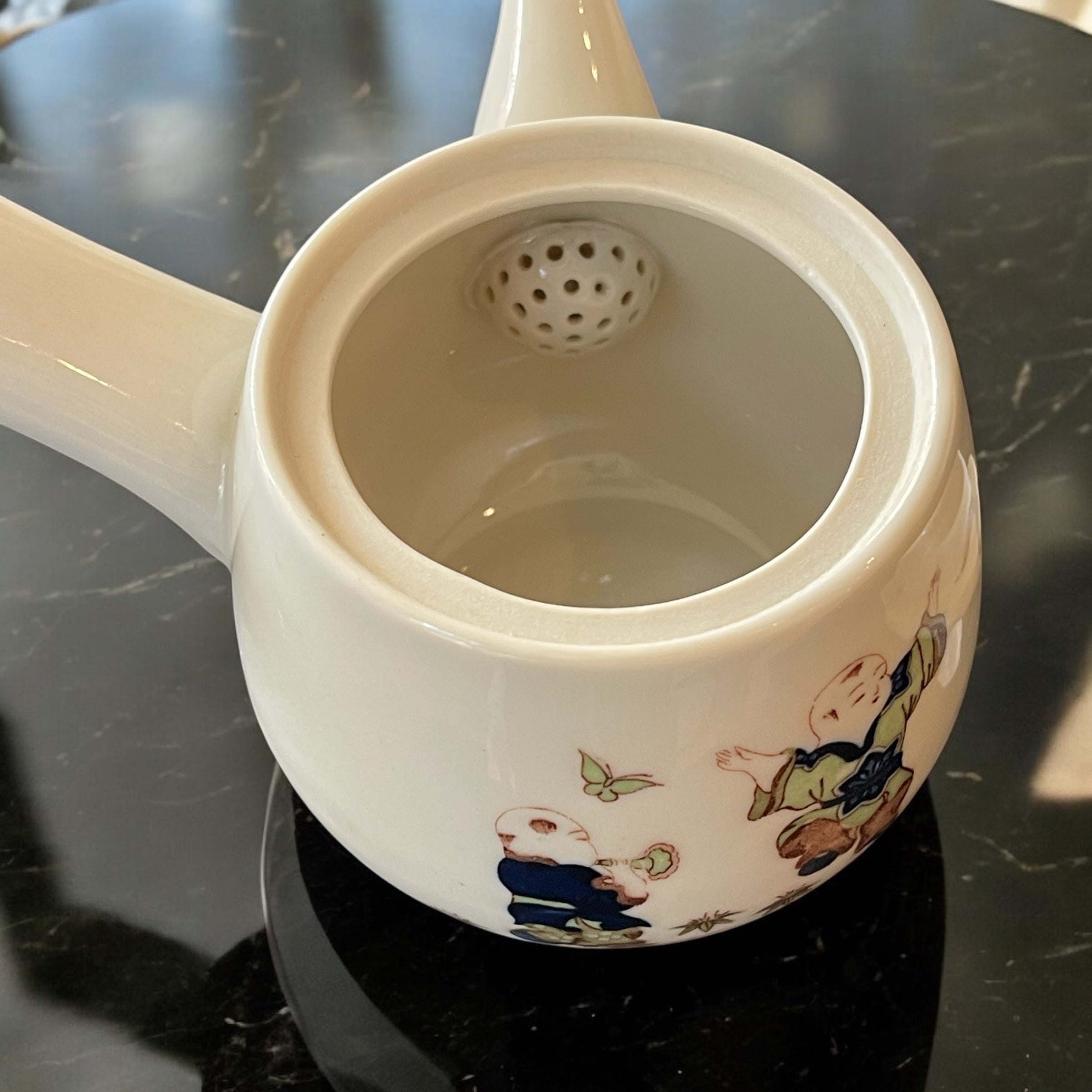 Vintage Teapot - Handpainted Japanese Scenes (Unknown)