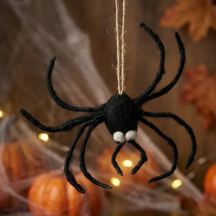 Handmade Felt Ornament - Spider