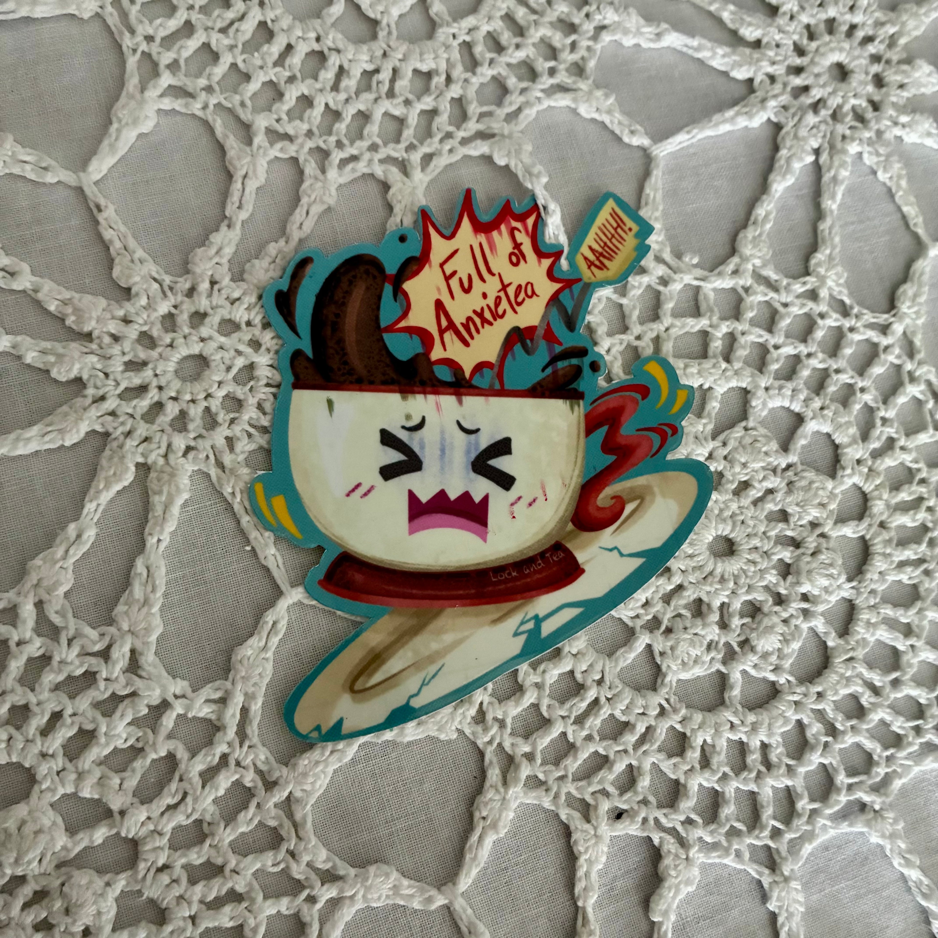 Full of Anxietea Sticker