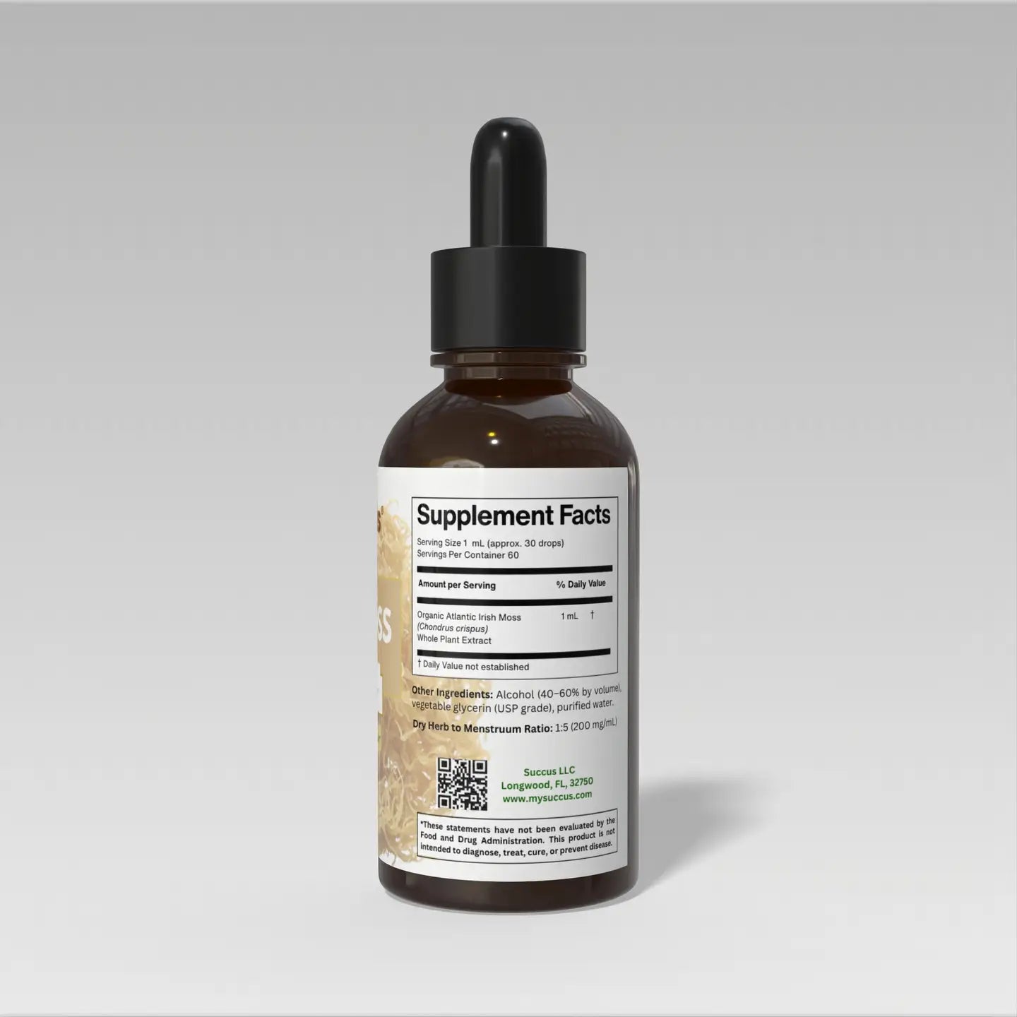 Irish Sea Moss Tincture - Endocrine System Support
