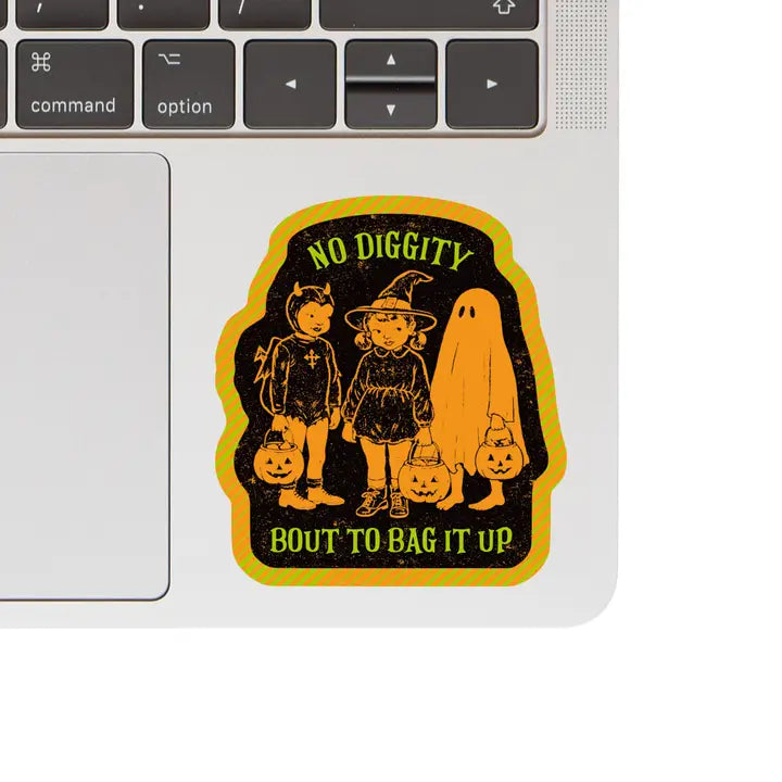 Vinyl Sticker - Bag It Up Halloween