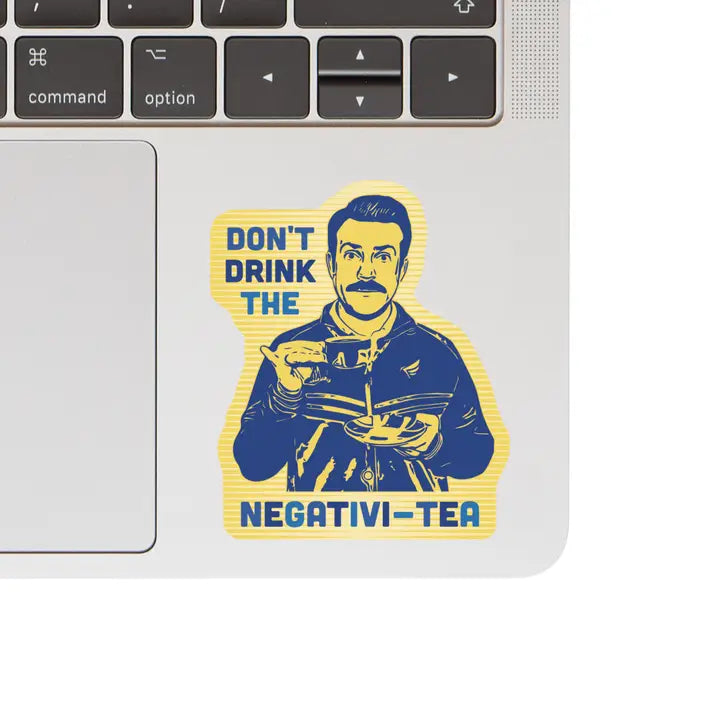 Vinyl Sticker - Ted Lasso Negativi-tea