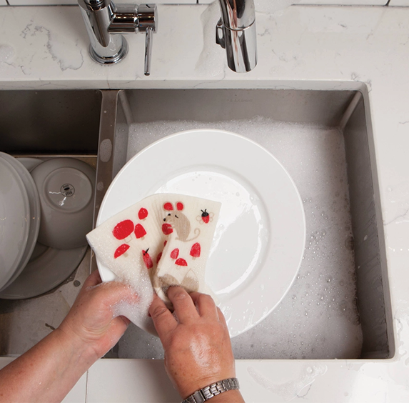 Swedish Sponge Cloth - Hearts