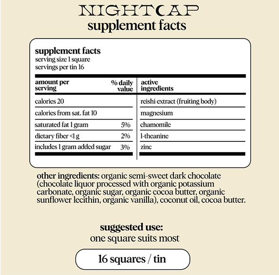 Mushroom Chocolates - Nightcap for Deep Sleep