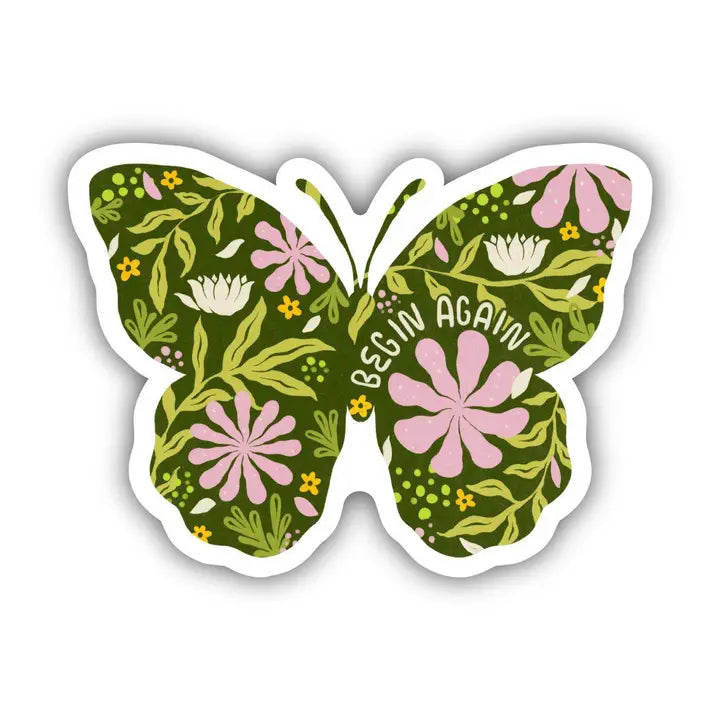 Vinyl Sticker - Begin Again