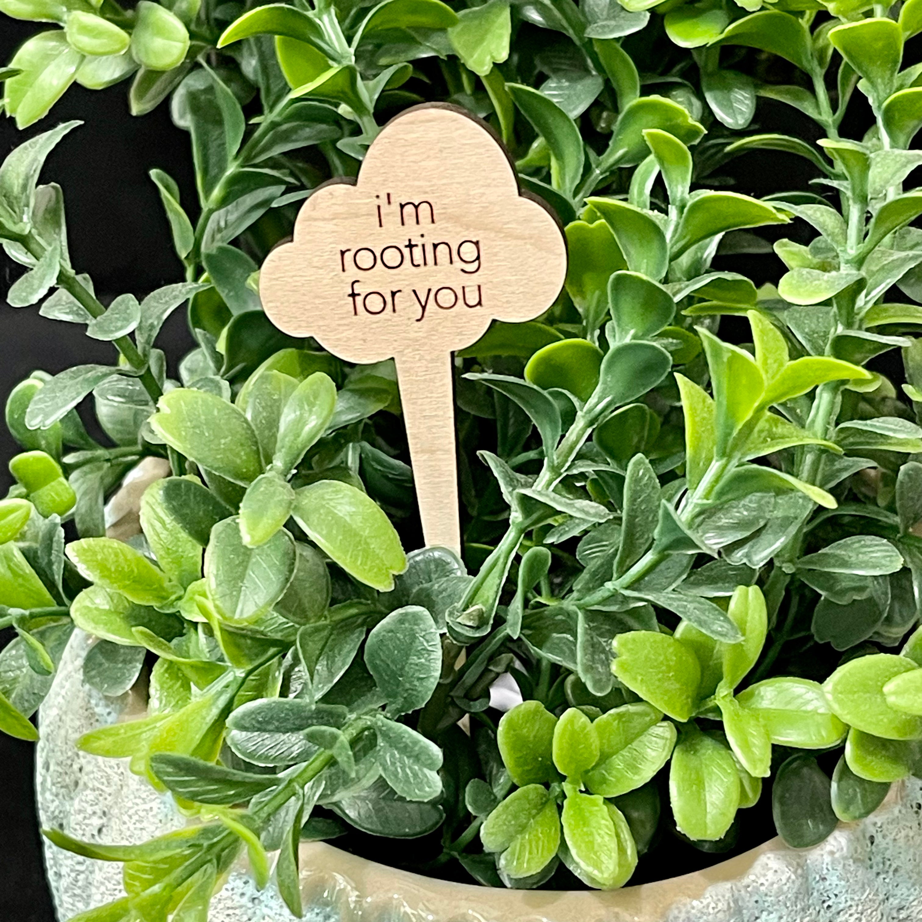 Snarky Wood Plant Markers