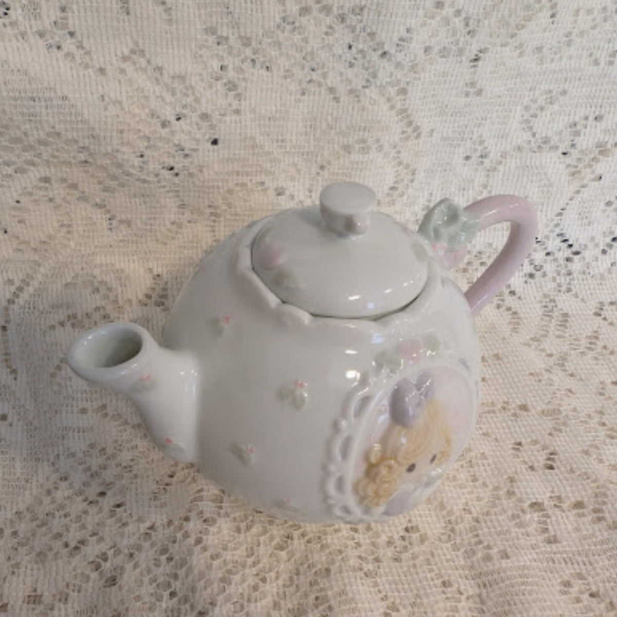 Vintage Precious Moments Ceramic Teapot