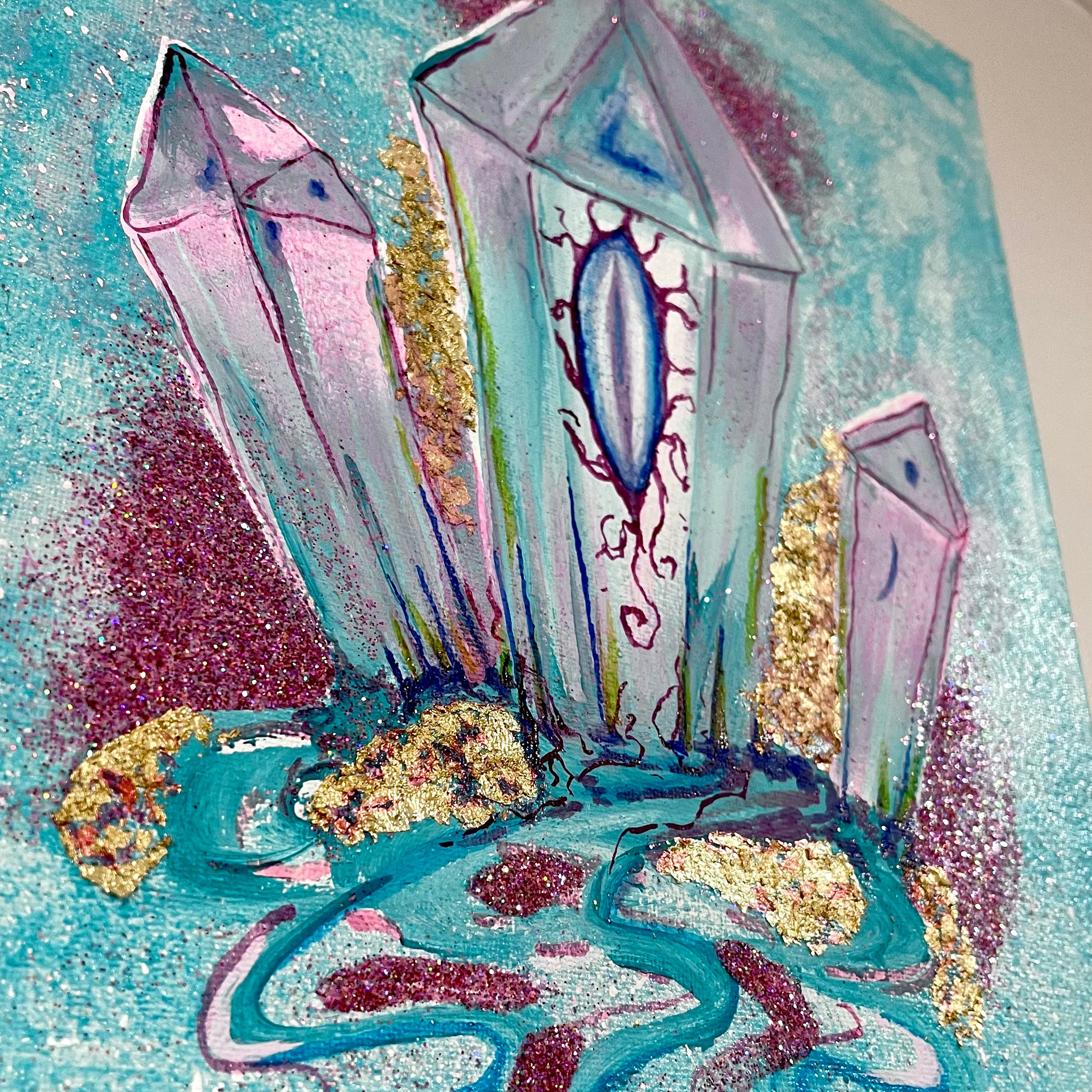 “Crystal Waters (the Blue Crystals)” by Darby Carden