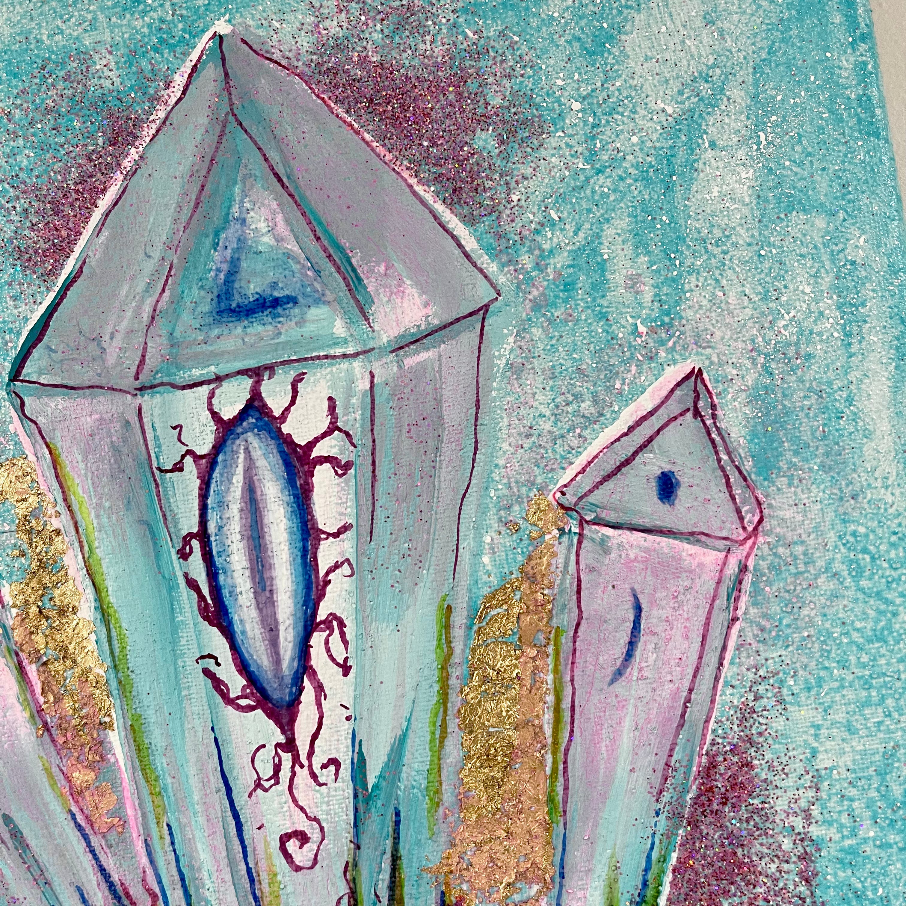 “Crystal Waters (the Blue Crystals)” by Darby Carden