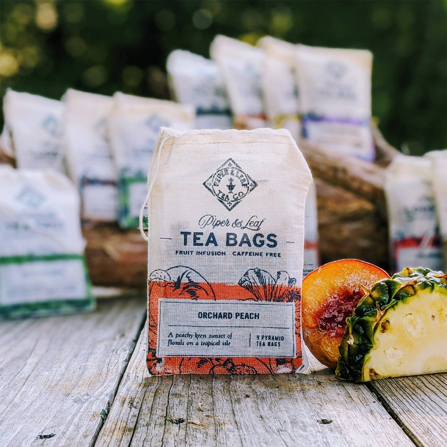 Piper & Leaf Tea Bags - Orchard Peach