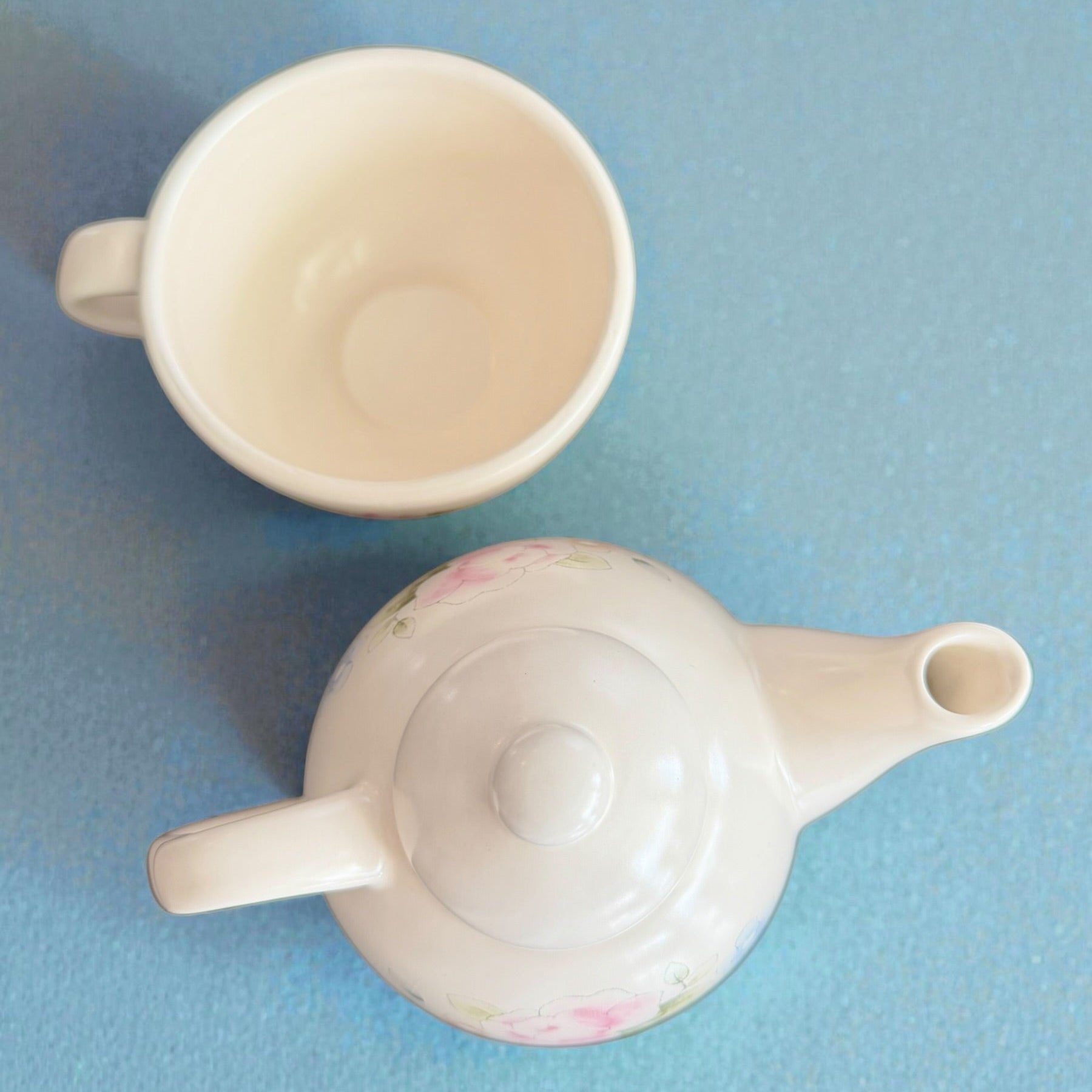 Vintage Teapot - Rose Tea for One (Pfaltzgraff, 1985, China)