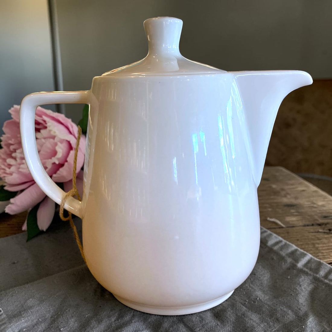 Vintage Teapot - White Melitta (Germany)