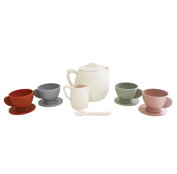 Silicon Tea Set - Multi Colored