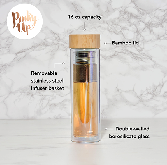Glass Infuser Bottle - Iridescent