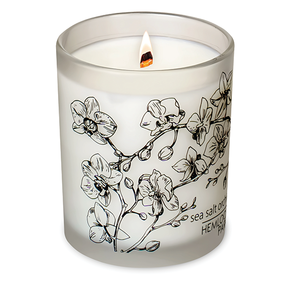 Sea Salt Orchid (7.2 oz Frosted Jar Candle)