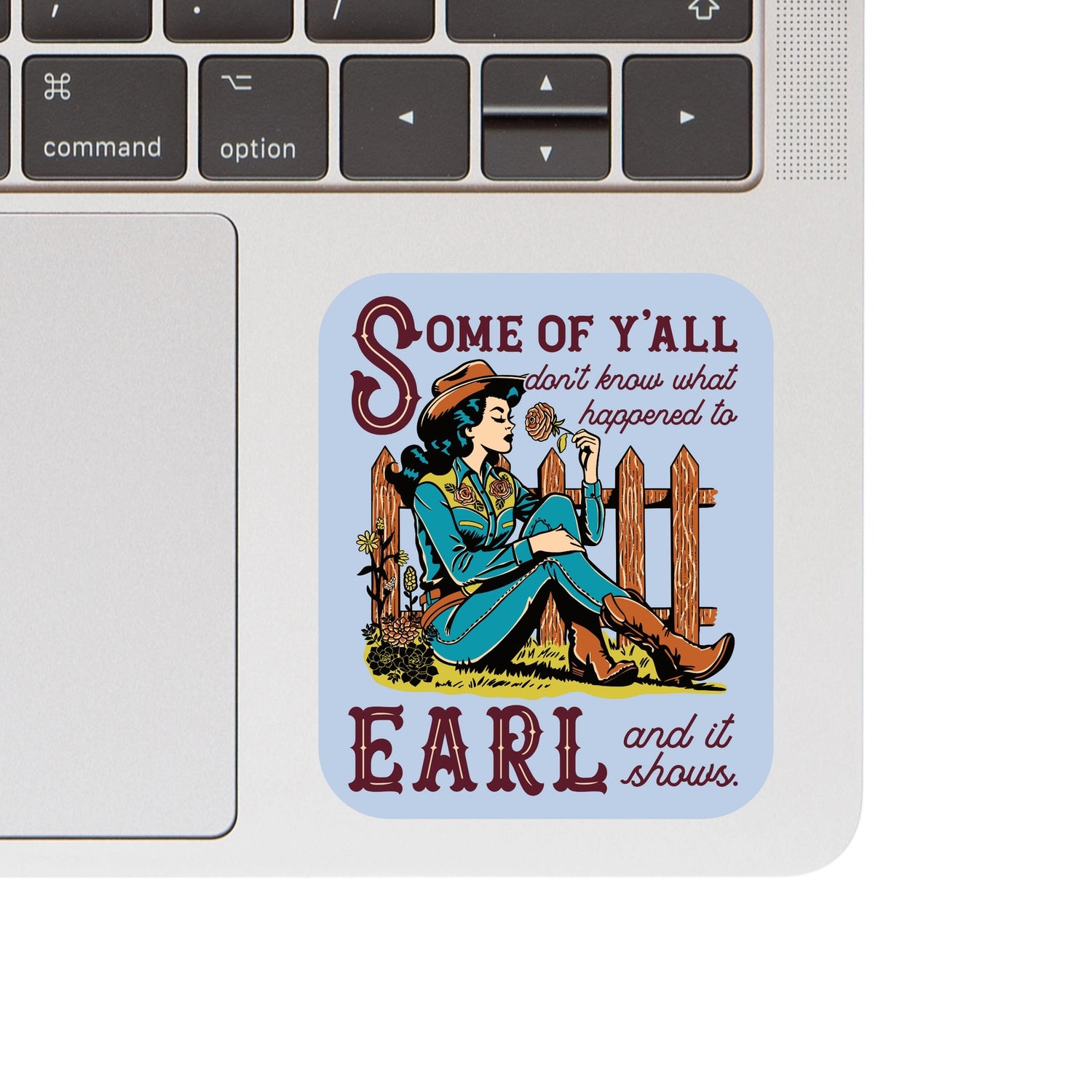 Vinyl Sticker - Country Cowgirl Song Friendship