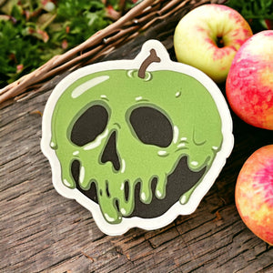 Vinyl Sticker - Poisoned Apple (Green)