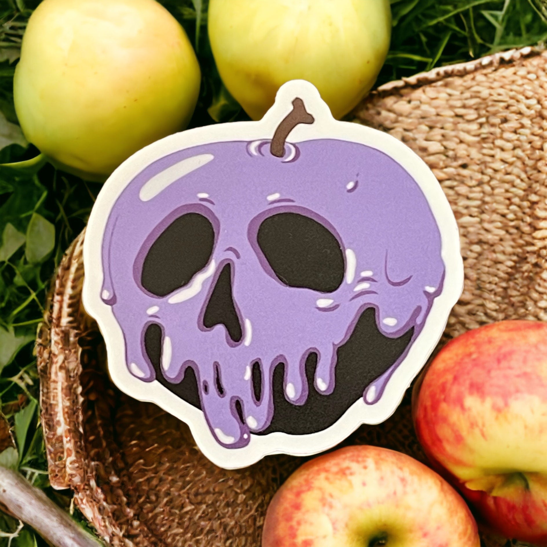Vinyl Sticker - Poisoned Apple (Purple)